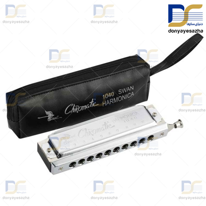 ساز دهنی(هارمونیکا) کروماتیک 10 سوراخ مدل SWAN 1040